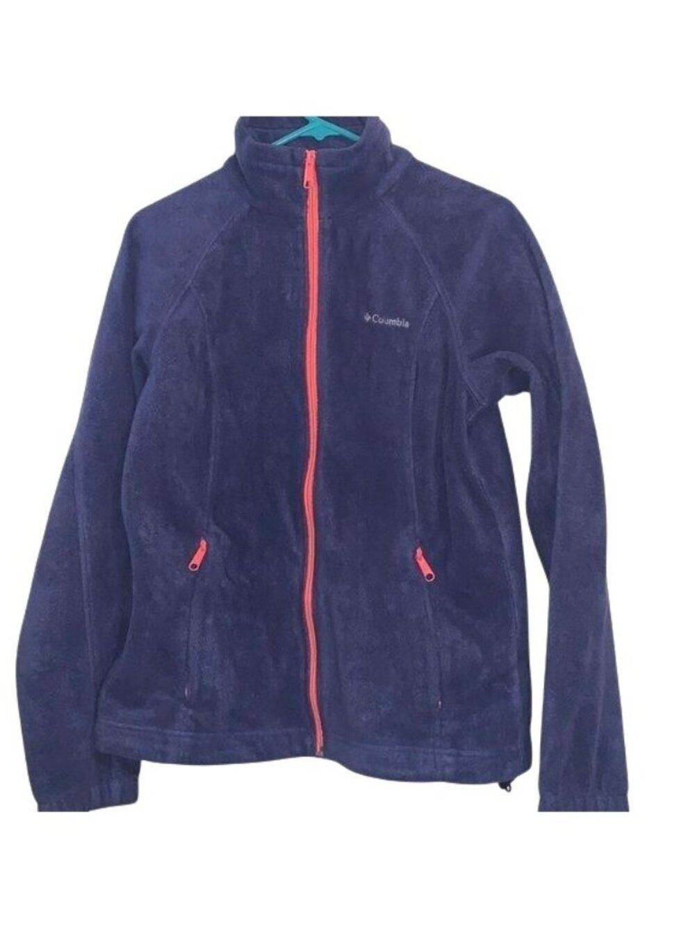 Columbia Womens Medium Purple Full-Zip Fleece Jacket